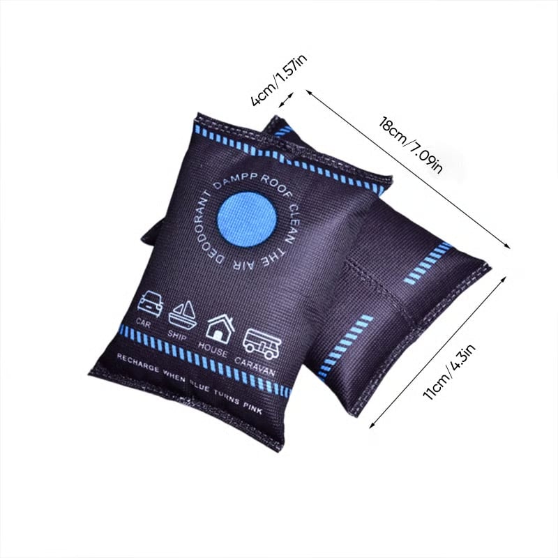 🧂 50% OFF NOW! ♻️ Reusable Dehumidifier Bag – Color-Changing Indicator, Absorbs Moisture & Prevents Mold ✨📦