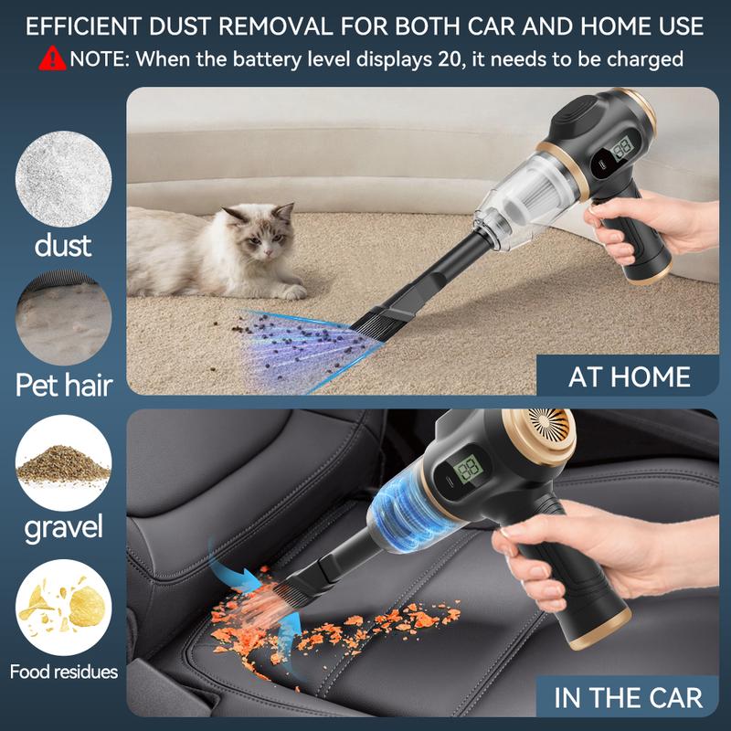 Multi-Function Wireless Handheld Car Vacuum Cleaner Set