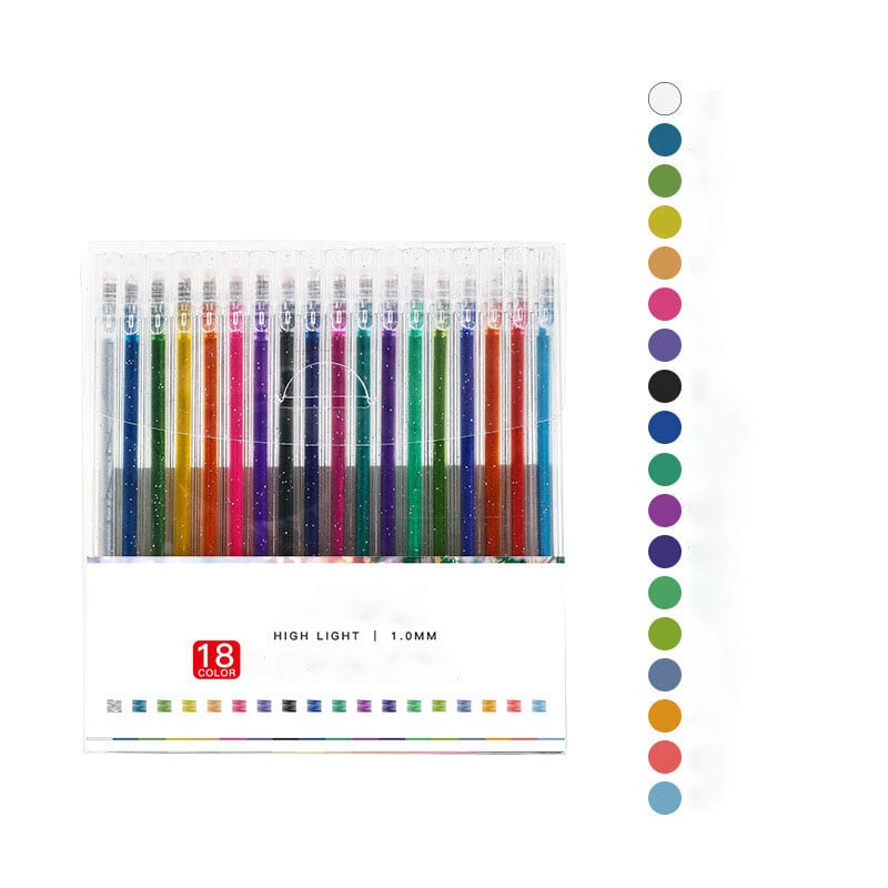 ✨ 50% OFF NOW! 🎁 Glitter Gel Pen Set – Smooth Writing, 12+ Colors & Quick-Dry Ink 🎨