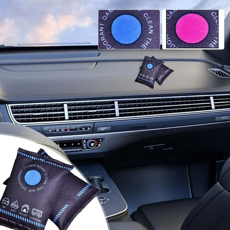 🧂 50% OFF NOW! ♻️ Reusable Dehumidifier Bag – Color-Changing Indicator, Absorbs Moisture & Prevents Mold ✨📦