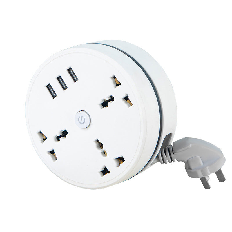 🔌Cord-Winding Universal Power Strip