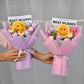 Handmade Knitted Sunflower Bouquet