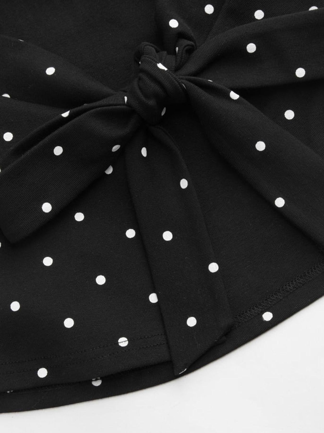 👗🎀 Women's Polka Dot Tank Top, Summer Sleeveless Knot Design, Y2K Style, Slim-Fitting, Round Neck, Back Tie, Casual Wear