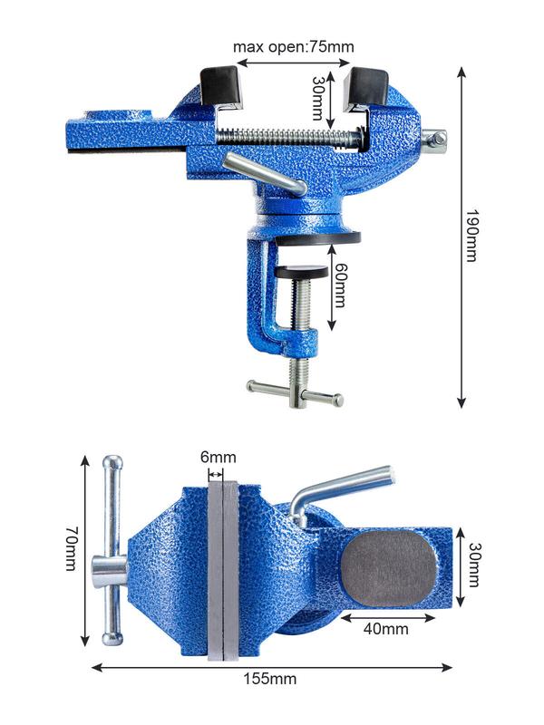 🔧 50% OFF NOW! 🛠️ Heavy-Duty Mini Universal Bench Vice – Compact, clamp-on & sturdy – Ideal for workshops, garages & DIY projects ✨