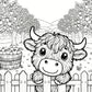 🎄Only ￡11.99!!!🎅2025 Christmas Sale - 50% OFF🐮Highland Cow Coloring Book