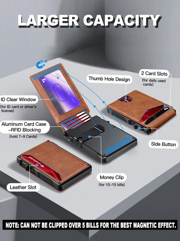 🔥🎁New arrival 50% OFF--Slim men's wallet with RFID