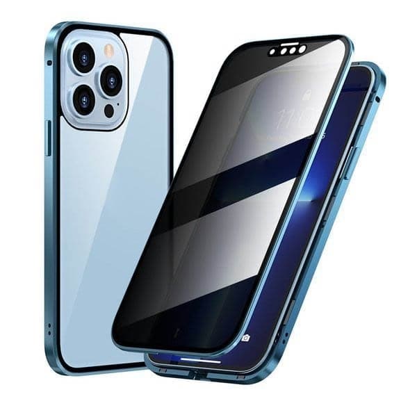 🎁Hot Sale 50% OFF⏳Magnetic iPhone case with privacy glass and metal