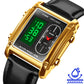 ⏳Limited Time Special 50% OFF💥🎁Men's Square Creative Dual-Movement Multifunctional Sports Watch