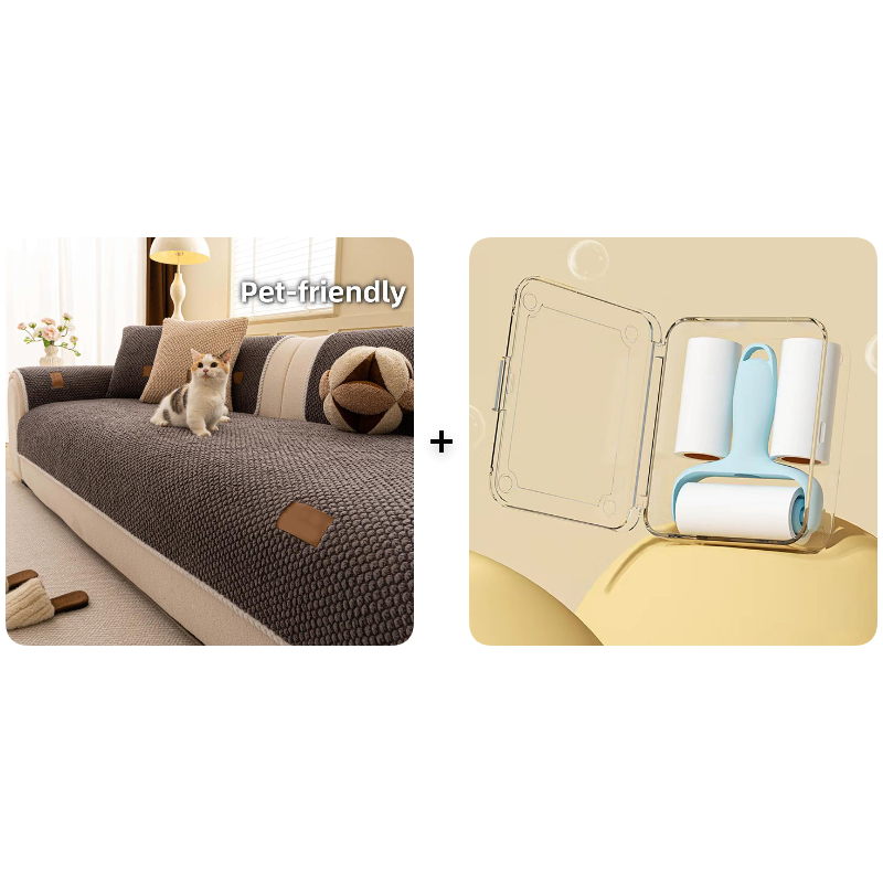 Thickened Non-Slip Sofa Cover – Ultra-Soft, Washable, Scratch-Resistant & Pet-Friendly, 3 Colours 🛋️✨