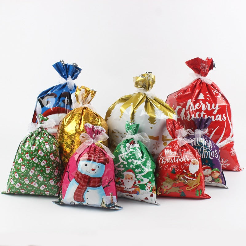 🎅Early Christmas Shopping: 50% Off🎄Drawstring Christmas Gift Bags (Biodegradable)