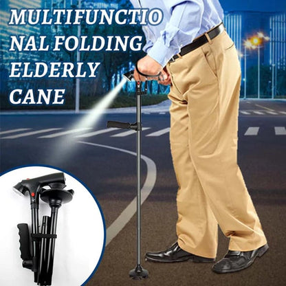 🔥Last Day Sale 50% OFF🔥Multifunctional Folding Elderly Cane🦯