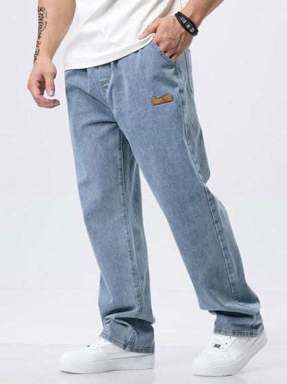 👖 49% OFF! 🕶️ Men's Casual Relaxed-Fit Jeans – Comfortable Loose Fit, Durable Denim & Timeless Style 👖