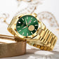 Calonic Kien Men's Luxury Swiss Automatic Gold Watch