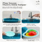 Cute Kitchen Sink Toy Set with Water Faucet, Play Kitchen Accessories, Pretend Cooking Set, Fun Pretend Play for Boys & Girls Ages 3-6, Parent-Child Interaction Birthday Gift