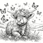 🎄Only ￡11.99!!!🎅2025 Christmas Sale - 50% OFF🐮Highland Cow Coloring Book