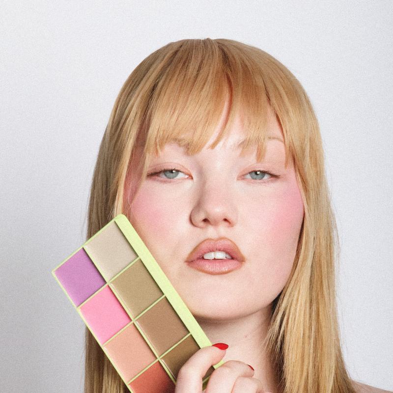 8-Color Blush, Highlighter, and Contour Palette