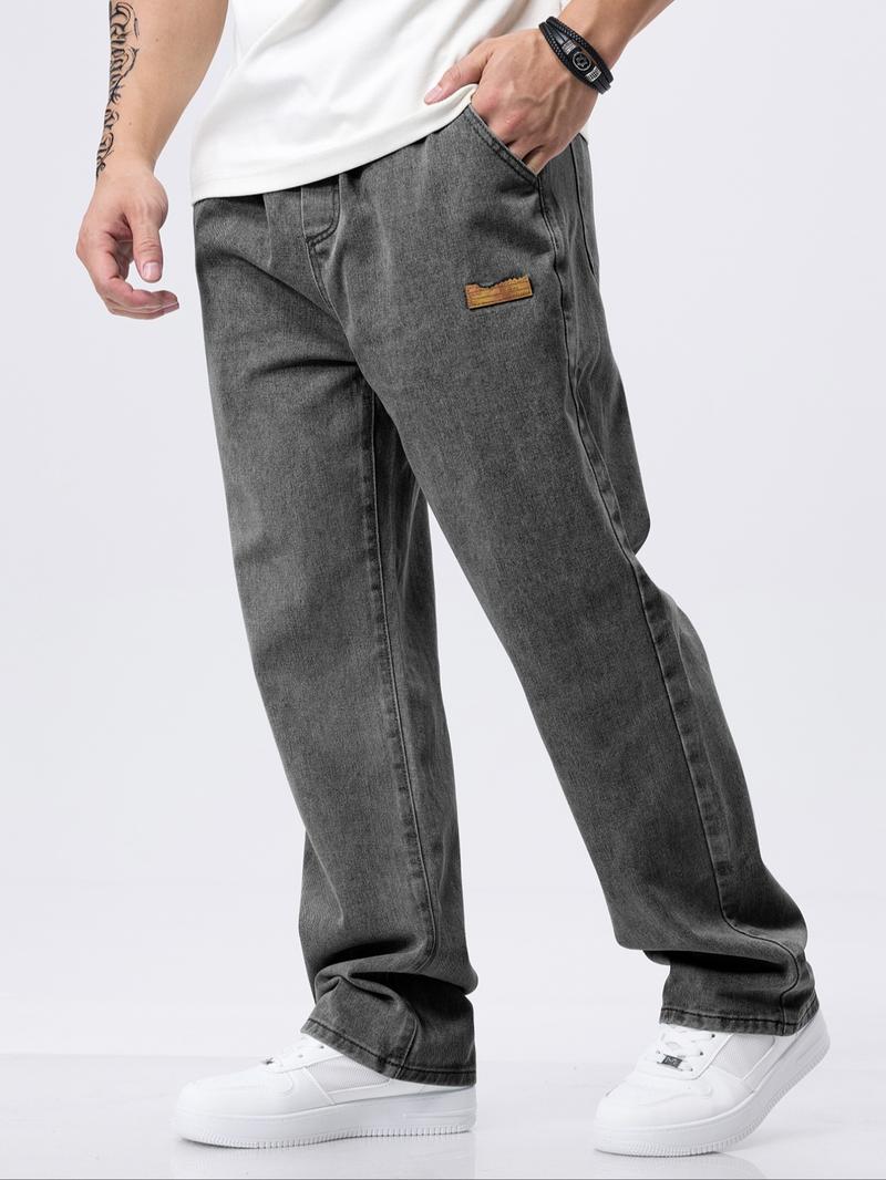 👖 49% OFF! 🕶️ Men's Casual Relaxed-Fit Jeans – Comfortable Loose Fit, Durable Denim & Timeless Style 👖