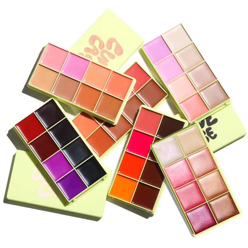 8-Color Blush, Highlighter, and Contour Palette