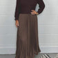 ⏳Limited-Time 50% OFF⏰Women's solid color Long Sleeve Jumper & Pleated Bottom Dress👚👗