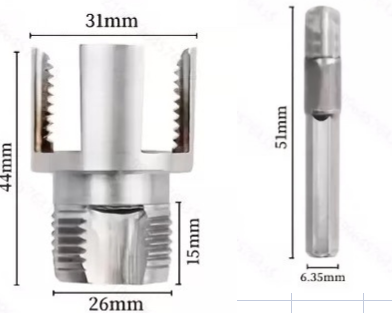 🔧DAMAGED PIPE THREADS? FIX IT FAST!🔧 Threading Tool – Clean & Rethread, Heat-Treated Steel, Durable – For DIY & Pros! 🚰