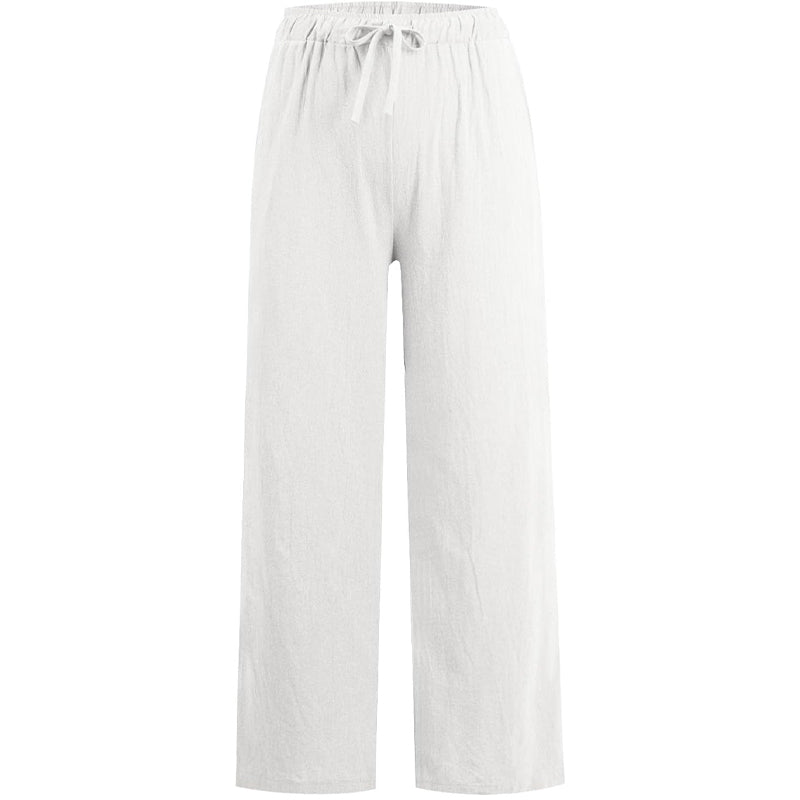 💥Summer Hot Sale - 50% OFF🔥Women's Summer Linen Cotton Wide Leg Pants