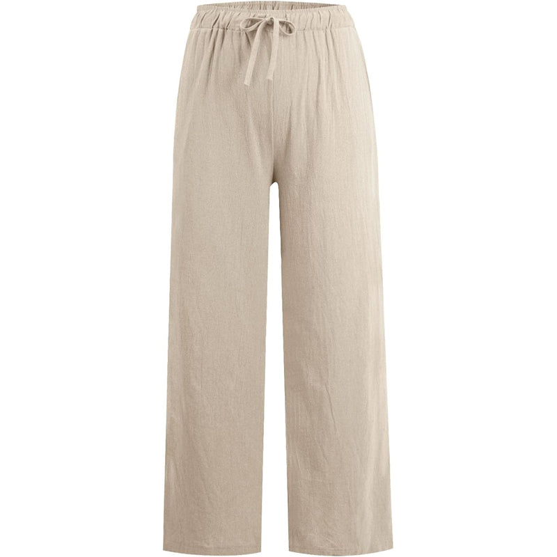 💥Summer Hot Sale - 50% OFF🔥Women's Summer Linen Cotton Wide Leg Pants