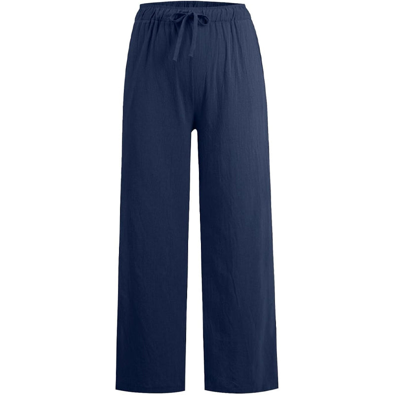 💥Summer Hot Sale - 50% OFF🔥Women's Summer Linen Cotton Wide Leg Pants