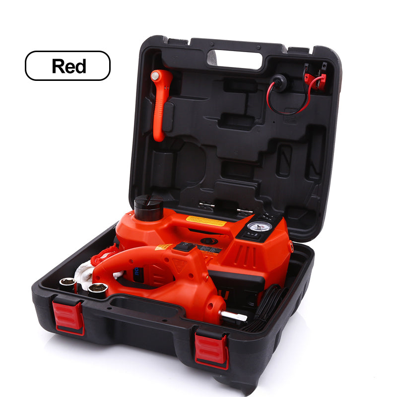 Electric Car Jack, 5 Ton/11023 LBS Hydraulic Car Jack, Portable Car Jack Lifting with Built-in Inflatable Pump and LED Light, Car Jack for SUV MPV Sedan Truck Change Tires Garage Repair