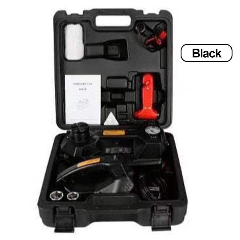 Electric Car Jack, 5 Ton/11023 LBS Hydraulic Car Jack, Portable Car Jack Lifting with Built-in Inflatable Pump and LED Light, Car Jack for SUV MPV Sedan Truck Change Tires Garage Repair