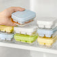 Mini ice cube tray with 6 compartments, food-safe and easy to remove