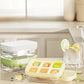 Mini ice cube tray with 6 compartments, food-safe and easy to remove