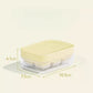 Mini ice cube tray with 6 compartments, food-safe and easy to remove