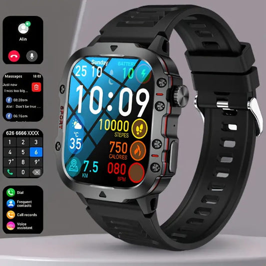 📢📢49% OFF !! ⏰Rugged Outdoor Smart Watch - 100+ Sports Modes