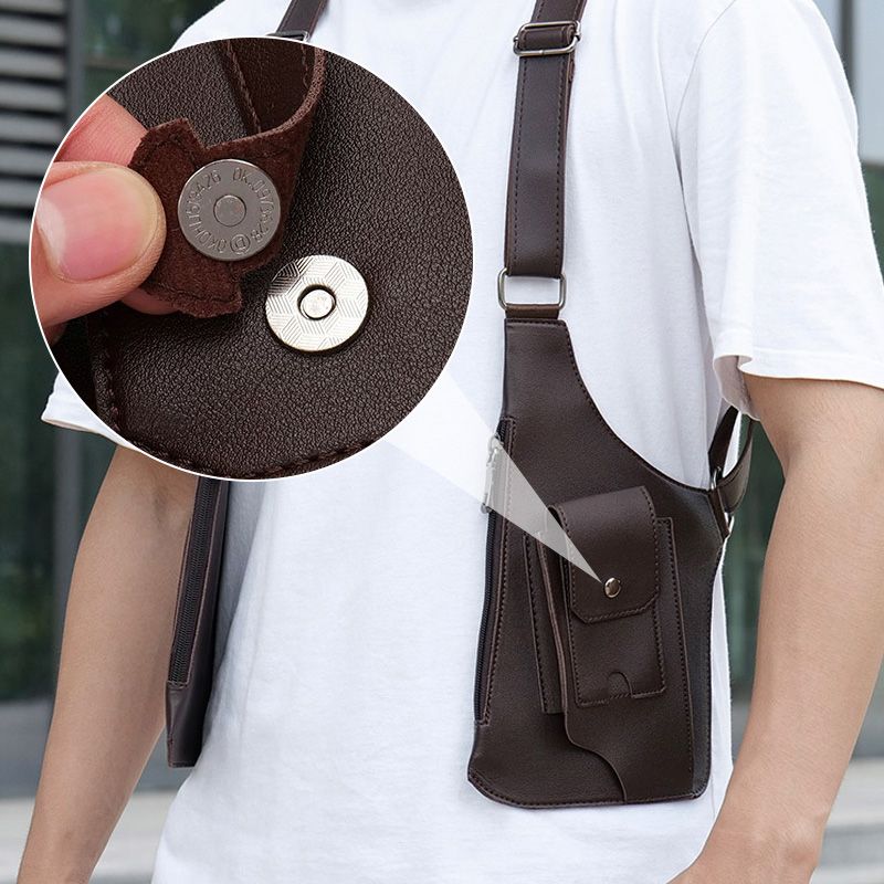 🔥Double Shoulder Strap Multi-Pocket Outdoor Anti-Theft Tactical Bag