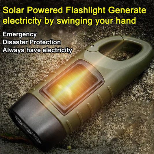 Portable Outdoor Solar Flashlight 🔦