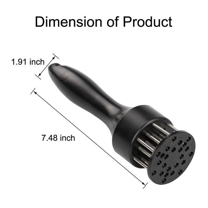 🔥Stainless Steel Meat Tenderizer Needle 21 Pin Steak BBQ Kitchen Cooking Tool