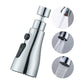 💧🔄 360° rotating high-pressure tap with adapter - flexible water flow for easier cleaning 🚰✨