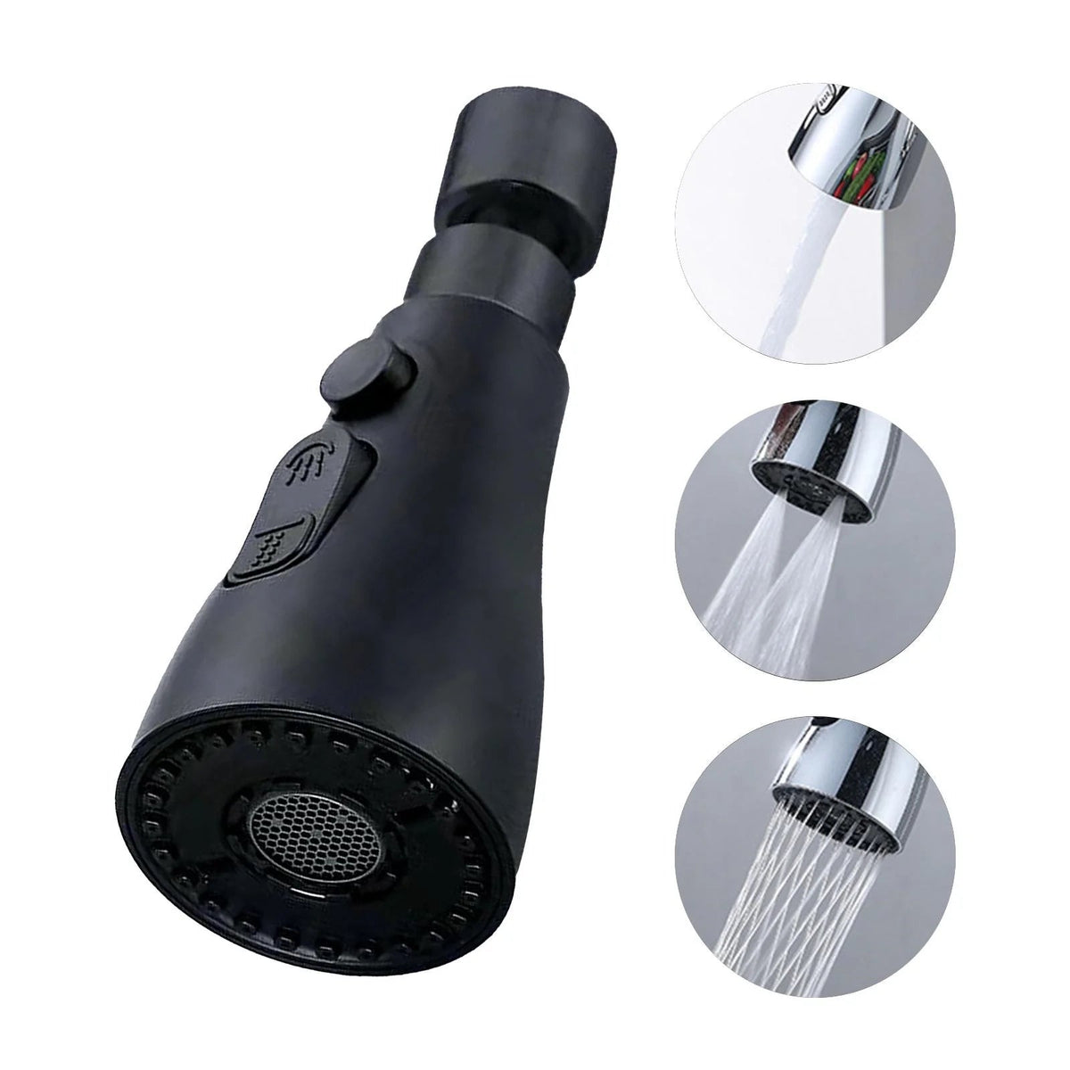 💧🔄 360° rotating high-pressure tap with adapter - flexible water flow for easier cleaning 🚰✨