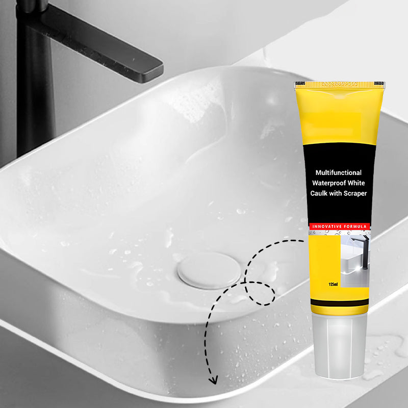 Multifunctional Waterproof White Caulk with Scraper