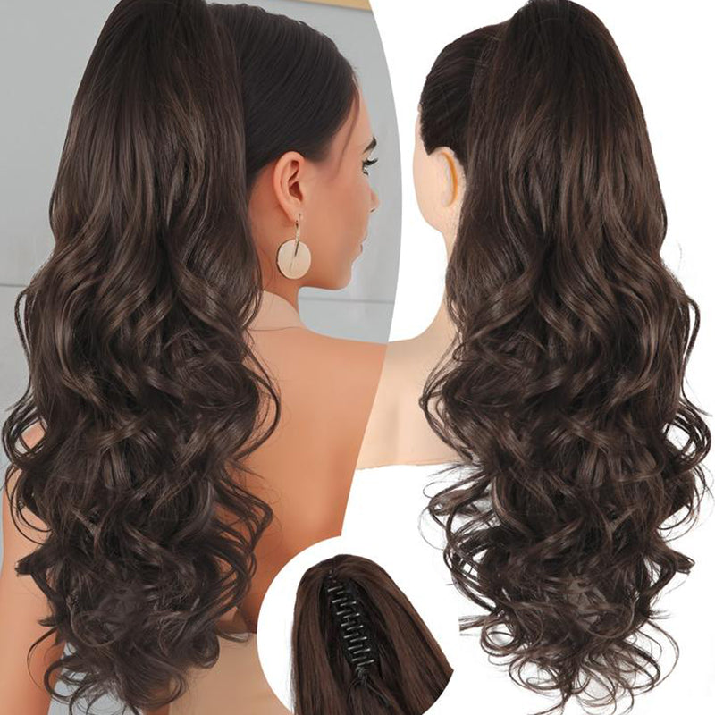 💜 LAST DAY PROMOTION - 50%OFF💜Clip-on Wavy Ponytail Extension