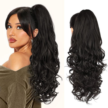 💜 LAST DAY PROMOTION - 50%OFF💜Clip-on Wavy Ponytail Extension