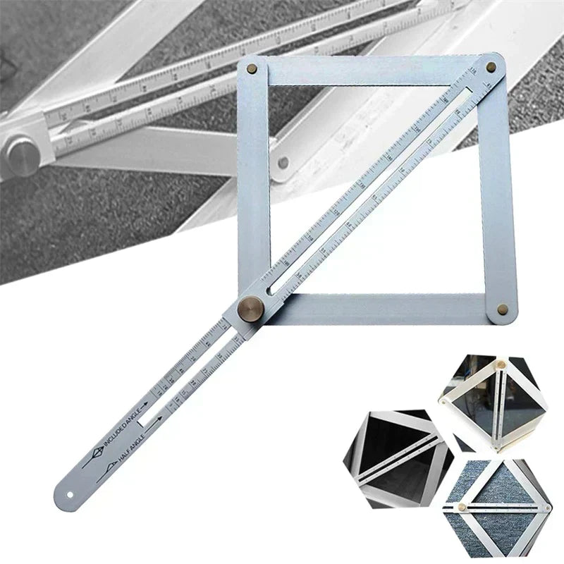 📐 Save 50%! 🔥 Woodworking Diagonal Ruler – Multifunctional, precise & sturdy ✨