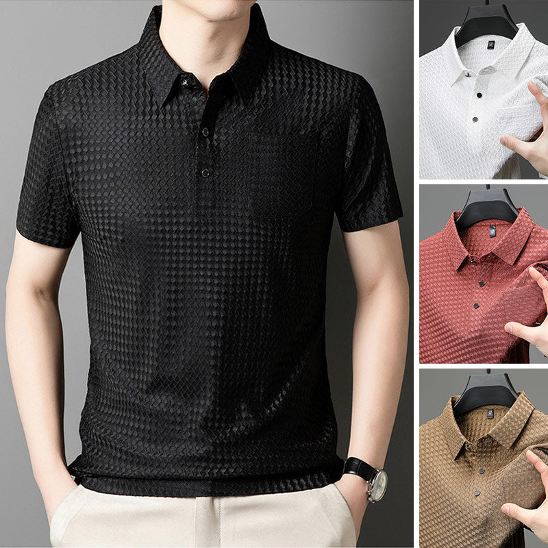 📢📢50% OFF !! ⏰ Men's Textured Short-Sleeve Shirt