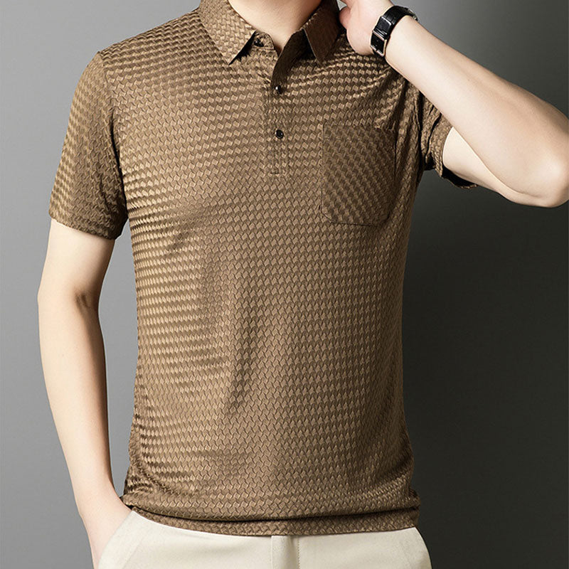 📢📢50% OFF !! ⏰ Men's Textured Short-Sleeve Shirt