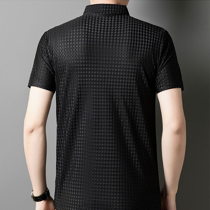 📢📢50% OFF !! ⏰ Men's Textured Short-Sleeve Shirt