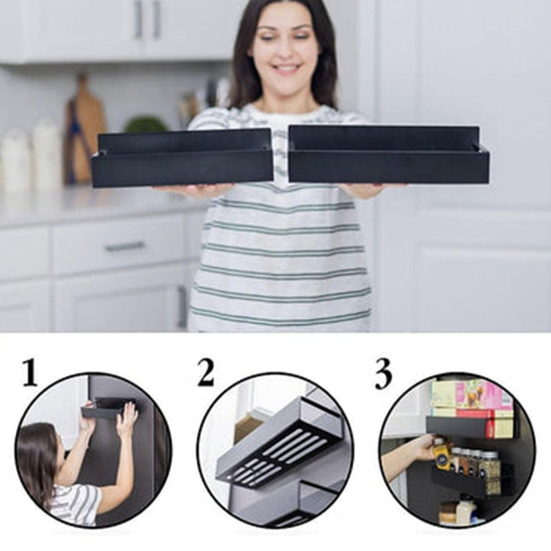 🔥50% OFF✨Magnetic Spice Storage Rack Organizer for Refrigerator and Oven