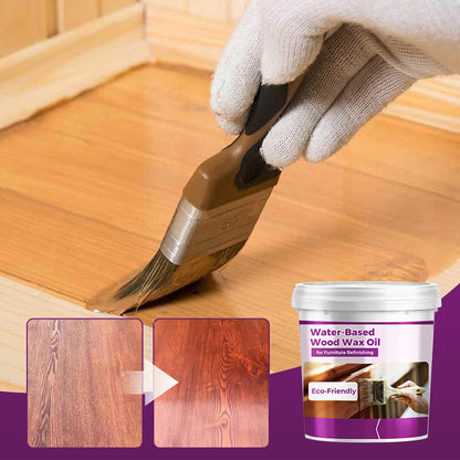 🌿💧 Refinish Furniture Naturally │ Water-Based Wood Wax Oil 🪑✨ Safe, Eco-Friendly Finish, Zero Toxins & Strong Odor – Non-Toxic, Food-Safe Butcher Block Sealer, Fast-Drying, Enhances Natural Grain for Countertops, Tables, and More!