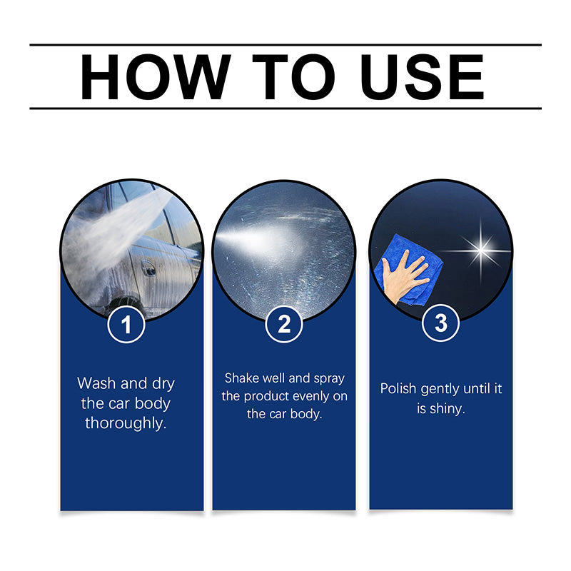 Car Coating Spray-Advanced Automobile Quick-acting Coating Agent With Dust -Proof and Glazing Effects