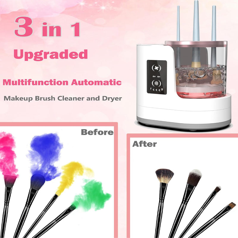🎨🧼 3-in-1 Electric Makeup Brush Cleaner