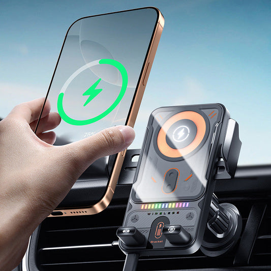 🔥The latest smart technology from 2026🔥Intelligent electric rotating car mount for landscape and portrait mode